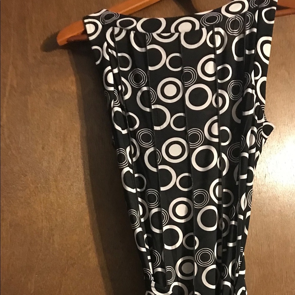 Black and white dress